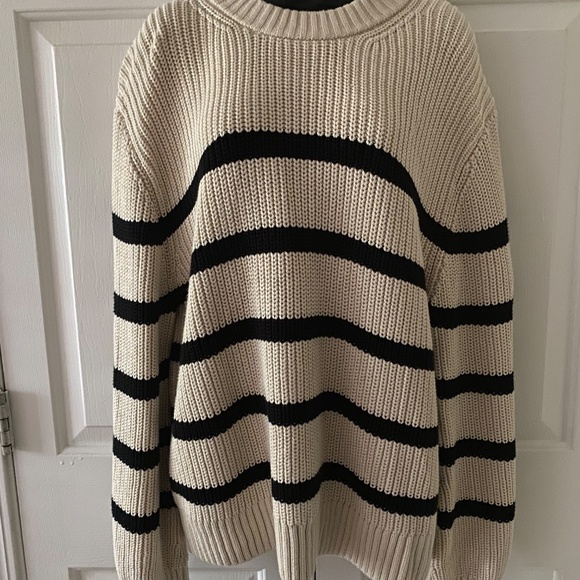 & Other Stories Strip Oversized Sweater - Picture 3 of 11